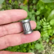 Titanium Alloy Knife Bead Key Parachute Cord Pendant Bead Lanyard DIY EDC Tool