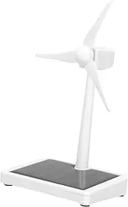 Totority Solar Windmill Model DIY Handmade Toy Educational Kit for Boys and Girls Solar Wind Energy