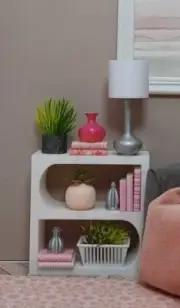 ⏲1/2 white SHELF living room FURNITURE bookcase DIORAMA display 1/6 for BARBIE