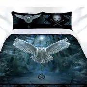 v2521 Bed Sheets Gothic Fantasy Anne Stokes Awaken Your Magic Duvet Cover Set Bedspread Bed Sheets IU2521