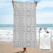 FSCEV Stylish Crowd Of Penguins Pattern Quick Dry Towel Microfiber Sports Gym Shower Home Use Hiking Bathroom Multifunctional