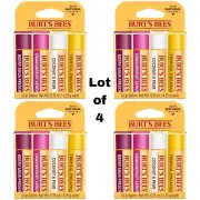 Burt’s Bees Lip Balm Berry Dragonfruit Coconut & Pineapple (4pk Box) Lot Of 4