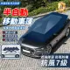 【LADUTA 拉布塔】傘式汽車遮陽/車頂遮陽傘/防曬車衣車罩/移動車棚(4.6米車頂傘/防曬隔熱/抗7級大風)