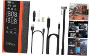 2X Fast Car Tire Inflator Max 160PSI Cordless/12V Dual Portable Air Compressor