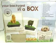 Pet Loo Indoor Outdoor Portable Potty Training System Dog Cat Backyard in a Box