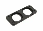 Twin flush mount panel face plate housing -suits cig socket USB Acc Amp gauges
