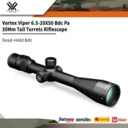 Vortex Viper 6.5-20x50 Bdc Pa 30mm Tall Turrets Riflescope #vovprm06bdc