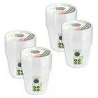 32pc Lemon & Lime Reusable Meal Prepping Food Storage Container Round Box 700ml