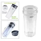 Blender Cup Blender Serve Cup Portable Smoothies Drinks 16oz Shakes Handy