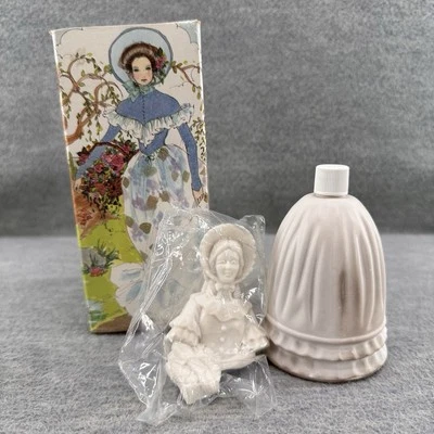 AVON -Vintage Fashion Figurine Victorian Bird of Paradise Perfume Bottle in Box