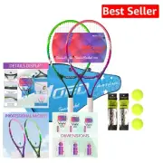 Beginners' Tennis Racket Set for Kids - 25-Inch Racket with Accessories Included