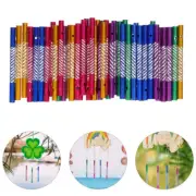 50PCS crystal wind chimes Metal Pipe Wind Chimes Hollow Wind Chime