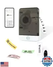 vretti Label Maker Machine with Tape, Mini Label Maker, Easy to use, Suitable