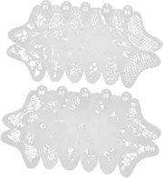 DIY Face Paint Templates 10pcs Reusable Washable Stencils Floral Patterns for Art Body Painting