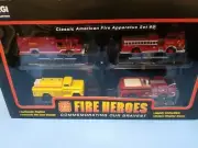 CORGI FIRE HEROES BOSTON CLASSIC AMERICAN FIRE APPARATUS SET#9 "NEW"
