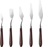 5Pcs Stainless Steel Cake Cream Spatula Shovel Cake Painting Scraper Cake