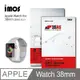 IMOS 蘋果 Apple Watch for 38mm SERIES 3/2 3SAS 疏油疏水 螢幕保護貼-兩入組