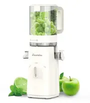 Juicer Machines, Cold Press Juicer with 5" Large Feed Chute for Whole