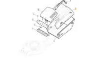 Basket Harvesting Grass Castelgarden for Lawn Mower XC48GSWA - CR430 - E46 -
