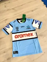 5XL Cronulla Sharks NRL Rugby Jersey Blue