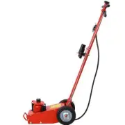 Amucolo Hydraulic Floor Jack Air-Operated Axle Bottle Jack 22Ton Built-in Wheels