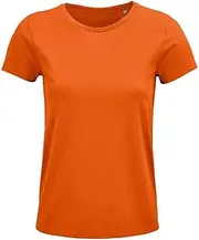 [SOL'S] SOLS Womens/Ladies Crusader Organic T-Shirt (UK Size: M) (Orange)