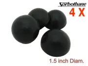 Sorbothane Hemispheres 2" inch Domes Isolation Bumpers Mount 70 Duro 4pc