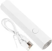 VALICLUD Portable Mini Handheld Nail Dryer Lamp for Gel Nails Compact USB Rechargeable Light for Quick Drying Salon Use The Go