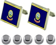 [Select Gifts] Shirt Dress Studs Idaho Flag Cufflinks