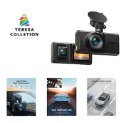 Dash Cam Front and Inside, 2K Single, 1080P Dual Dash Camera for Cars, Infrar...