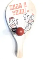Paddle Ball Hook. Measures: 10" x 4.5" x 3"