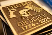 TRUMP 2024 Commemorative Laser Engraved Plaque Assasination attempt. Fight!