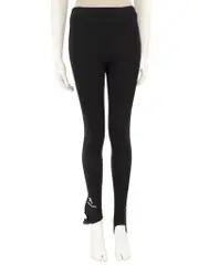 Black Leggings with Stirrup Strap