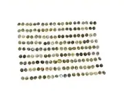 WHOLESALE 90PR 925 SOLID STERLING SILVER LABRADORITE STUD EARRING LOT v037