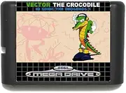 Linker Wish 16 Bit Sega MD Game Vector The Crocodile 16 bit MD Game Card For Sega Mega Drive For Genesis