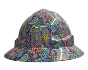 Cool Hard Hats Unisex PAISLEY COLOUR Pro Choice Wide Brim Safety Hard Hat
