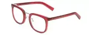 Calabria PRIVE Alchemist Square Reading Glasses +7.00 Crystal Merlot Red Men Wom