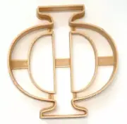 PHI GREEK LETTER FRATERNITY SORORITY COOKIE CUTTER USA PR4343