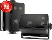 3-Way Mini Box Speaker System 200W Waterproof Marine Grade for Boat & Outdoor Us