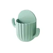 Wall Self-adhesive Storage Rack Cactus Toothpaste Holder Hook Drain Bathroom