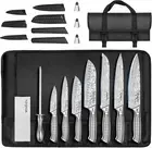 Chef Knife Set, 12PCS Portable Sharp Kitchen Knife Set