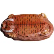 Chinese Zi Sha Tiger Tea Tray Cookie Drinks Display Service Plate New Year Gift