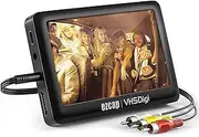Portable Video to Digital Converter, Record Video for VHS, VCR, DVR, DVD, Hi8, Compatible with Mini DV, Camcorder,Cassette,8mm Tape, Gaming Consoles