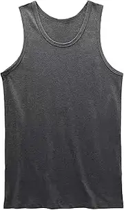 [VgueElegc] Men's Basic Heavyweight Tank Tops Big Tall Heavyweight Tank Top for Men Male Basic Solid Sleeveless A-Shirts