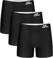 [Just Wears] Boxer Shorts with Pouch - Pack of 3 | Anti Chafing No Ride Up Organic Underwear for Men