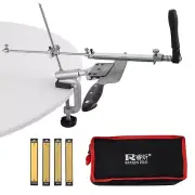 RX-008 Professional Knife Sharpener, Knife Sharpening Kit with 4 Whetstones, ...