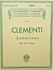 Clementi "Sonatinas for the Piano", Vol. 40 ; Op. 36, 37, 38