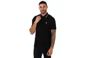 Ted Baker Mens Camdn Short-Sleeved Polo Shirt (Black) - UTGT245