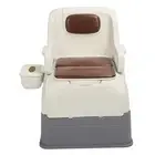 Bedside Commode Chair Strong Load Capacity Anti Slip Soft Padded Triple Seale