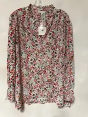 New woman plus size Philosophy blouse size 3X ling sleeves floral print